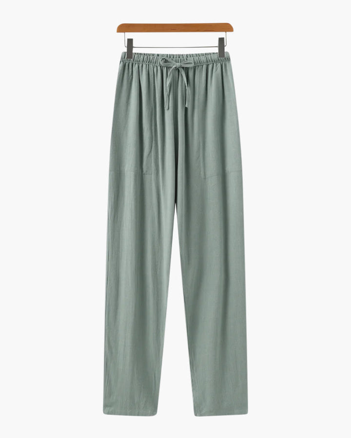 Cuenca | Linen Trousers with Adjustable Belt