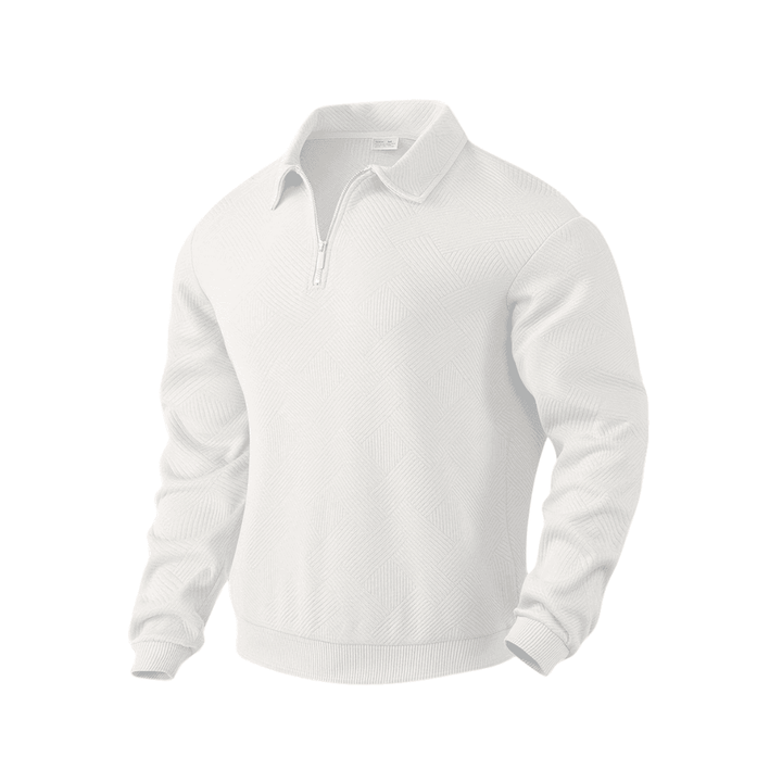 Fuego | Zip-up Sweater with Printed Design