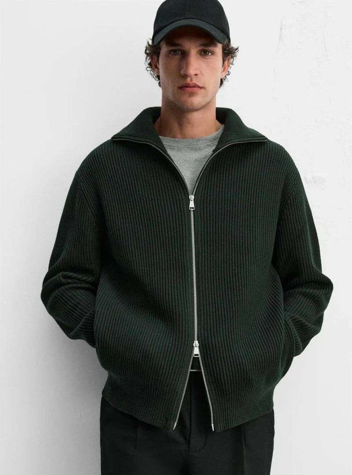 Burgos | Cardigan with Lining and Zip Closure