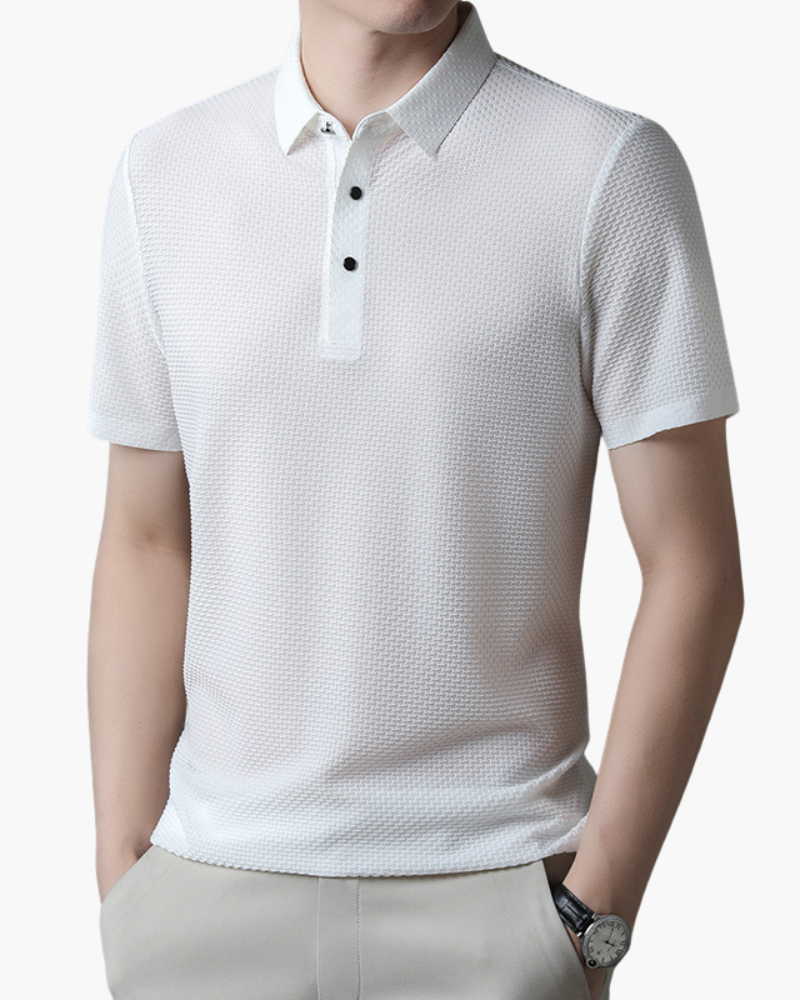 Ceuta | Stain-Resistant Silk Polo