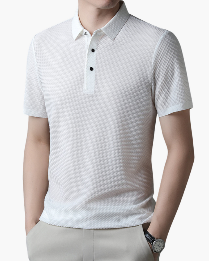 Ceuta | Stain-Resistant Silk Polo