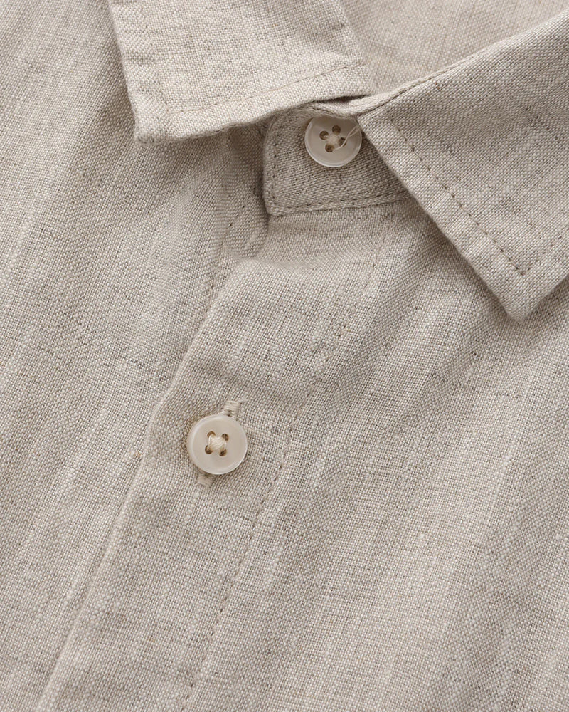 Melila | Short Sleeve Linen Shirt