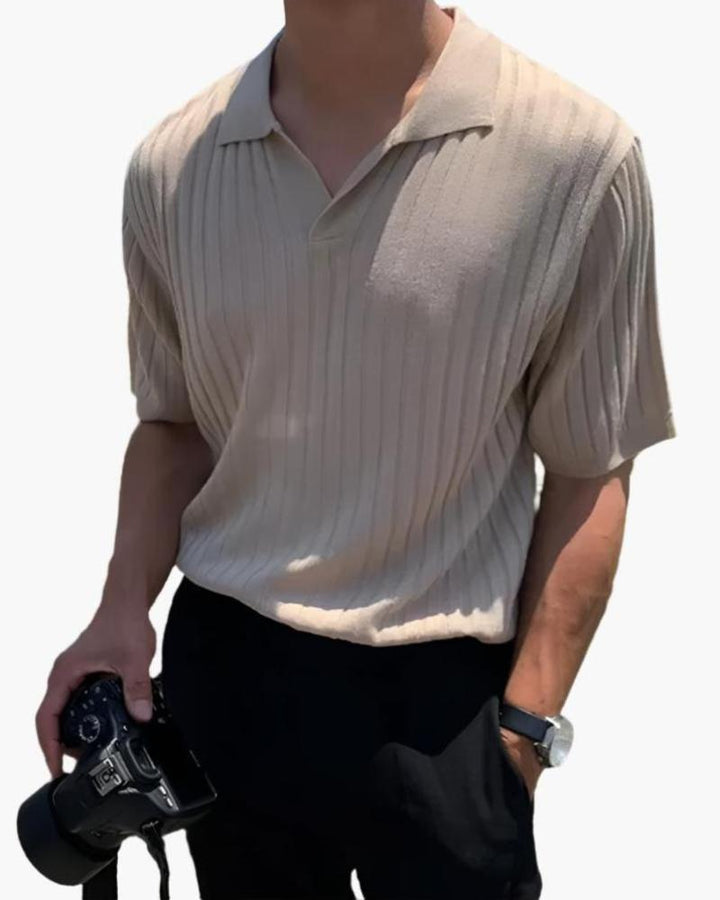 Jaén | Textured Cotton Polo