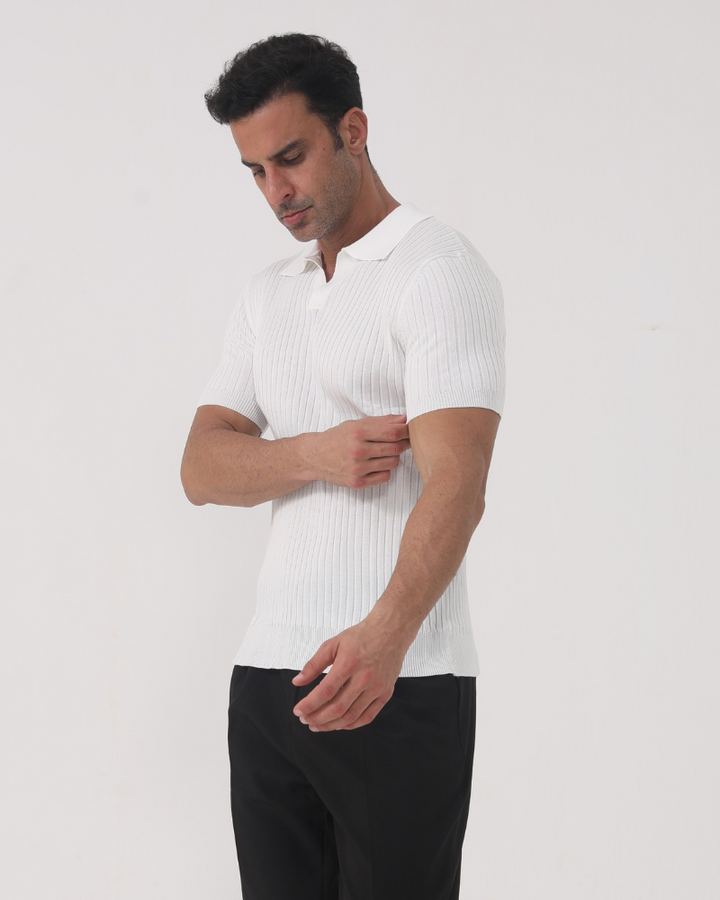 Jaén | Textured Cotton Polo