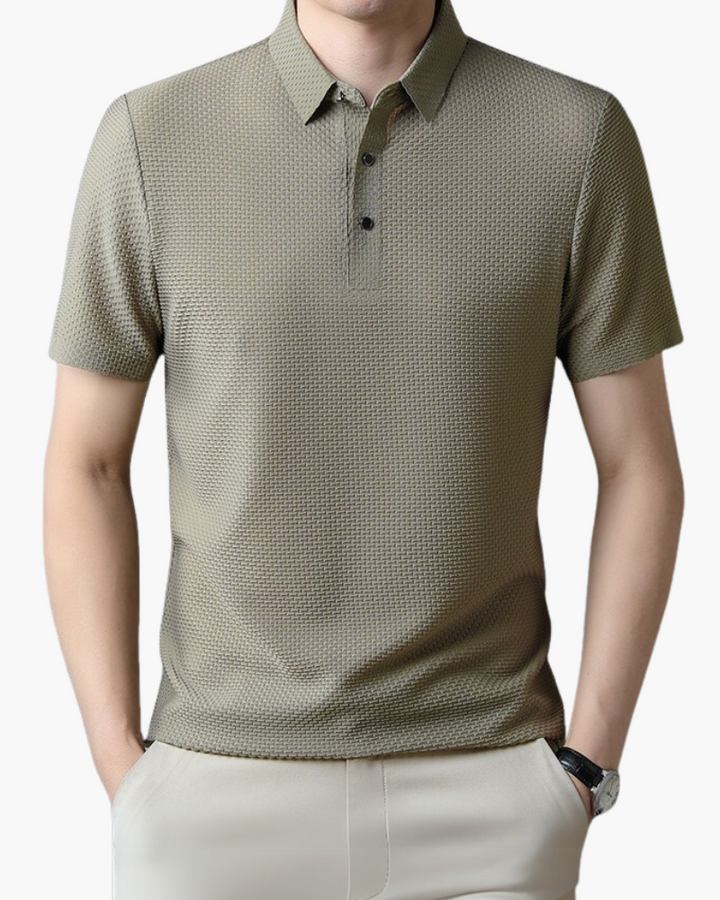 Ceuta | Stain-Resistant Silk Polo