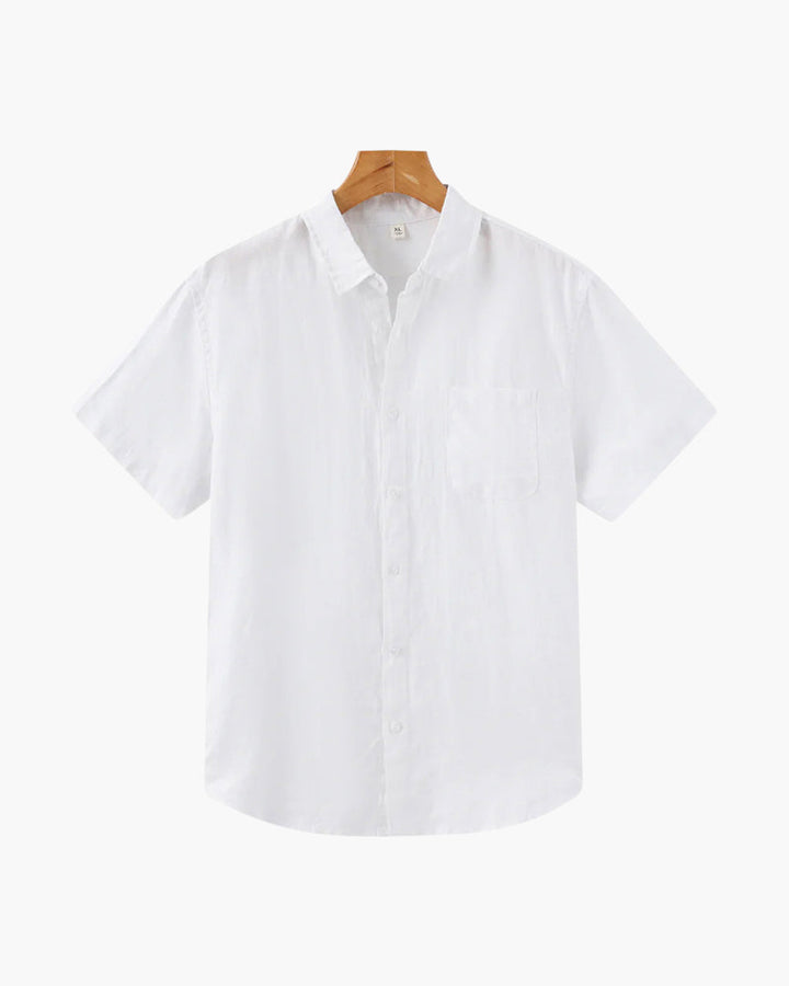 Melila | Short Sleeve Linen Shirt