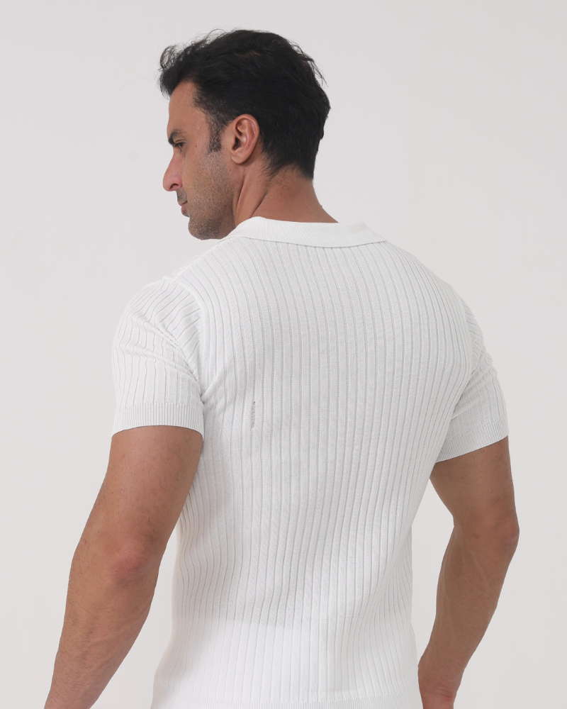 Jaén | Textured Cotton Polo