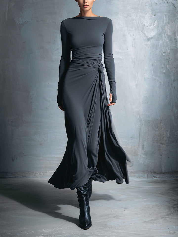 Vittoria - Maxi Dress with Side Knot