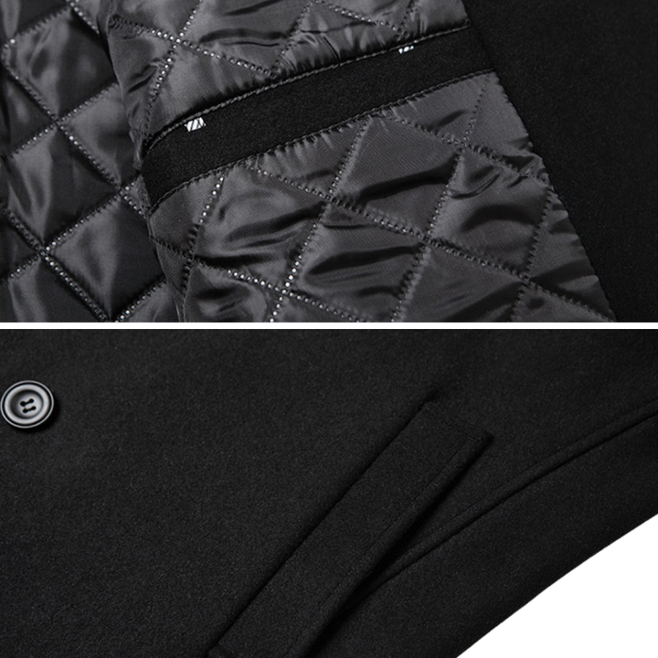 Silvan™ | Elegant Double-Breasted Coat in Premium Wool