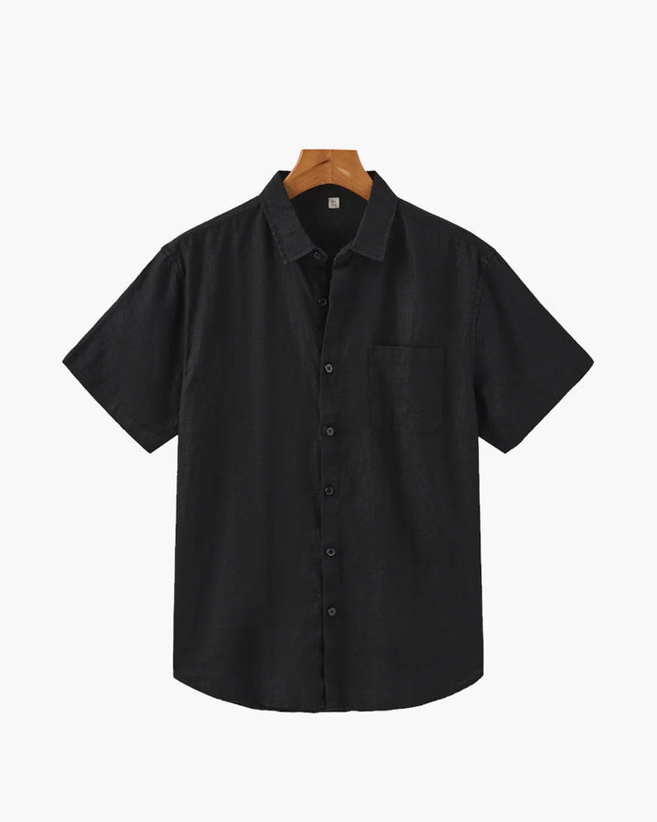 Melila | Short Sleeve Linen Shirt