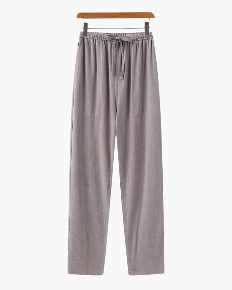 Cuenca | Linen Trousers with Adjustable Belt