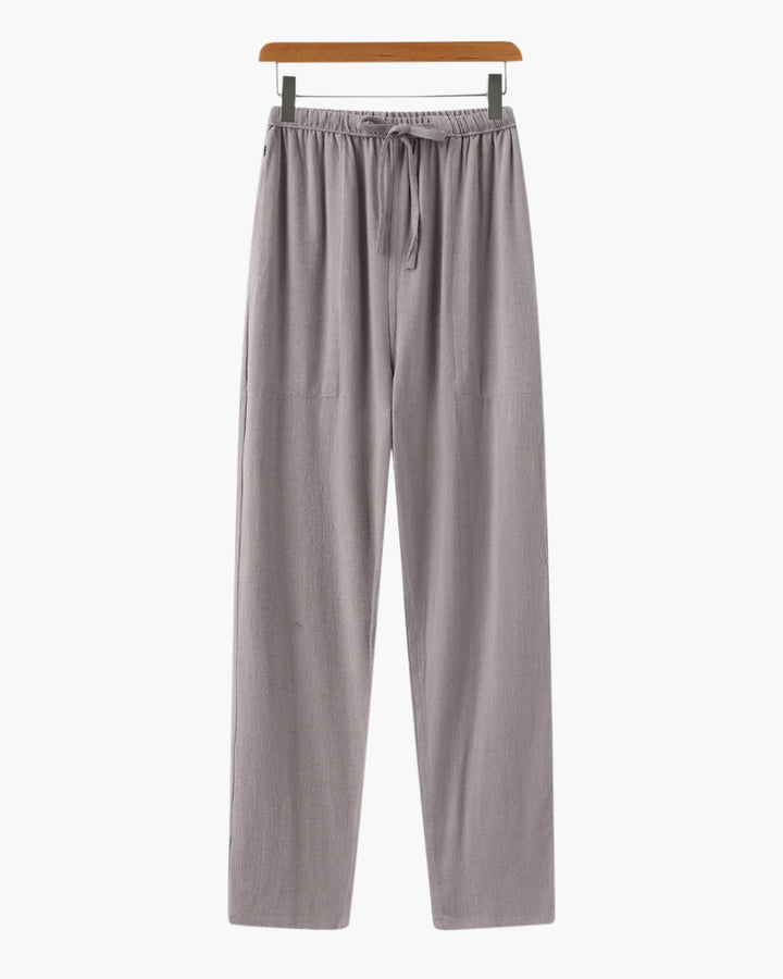 Cuenca | Linen Trousers with Adjustable Belt