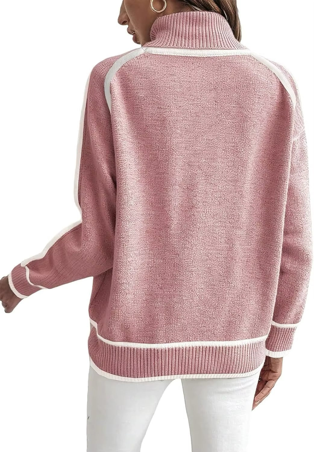 Kaylee | Elegant High Neck Sweater