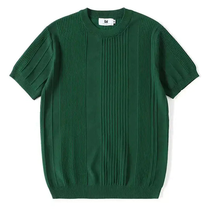 Lugo | Striped Knit T-Shirt
