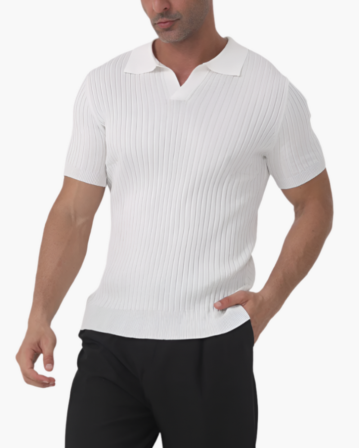 Jaén | Textured Cotton Polo