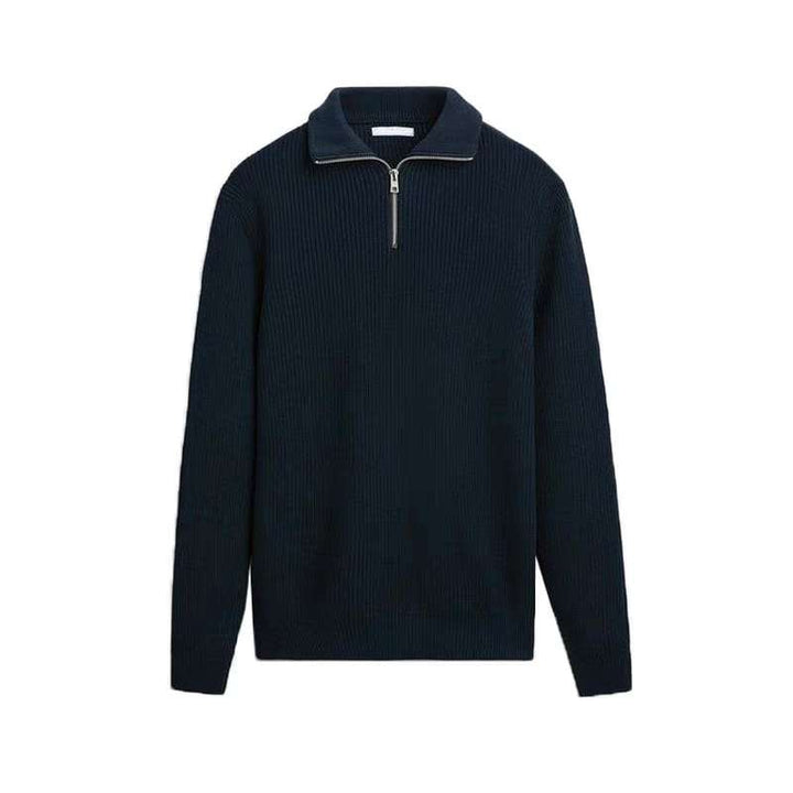 Pamplona | Half-Zip Sweatshirt with Elegant Knit Design