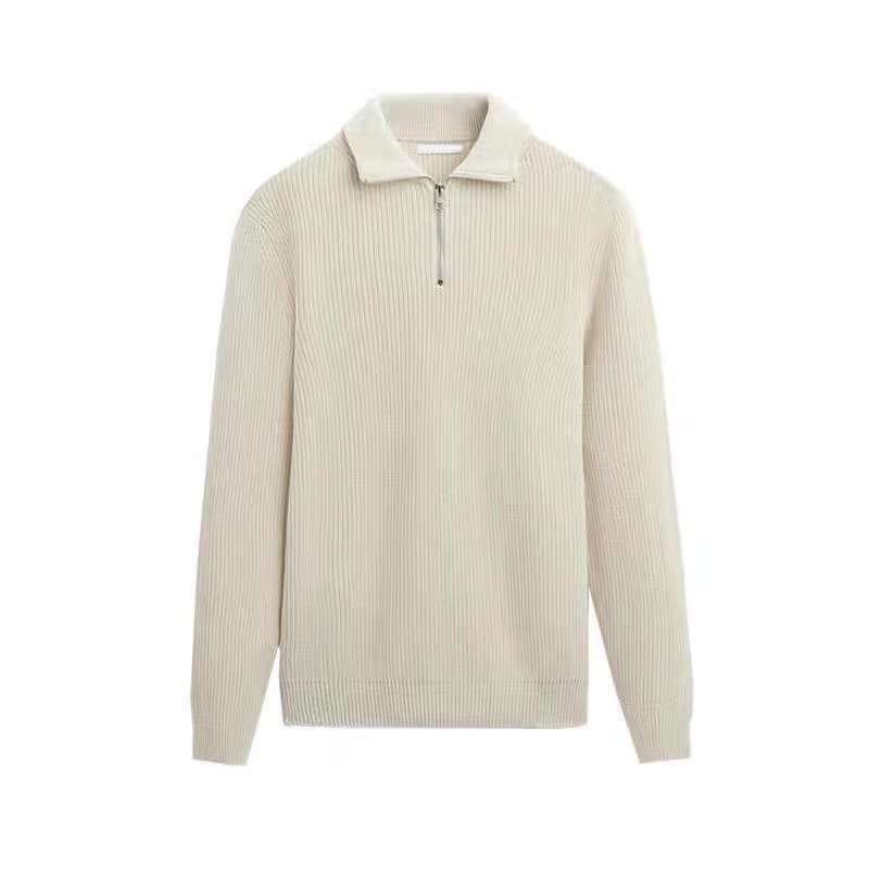 Pamplona | Half-Zip Sweatshirt with Elegant Knit Design
