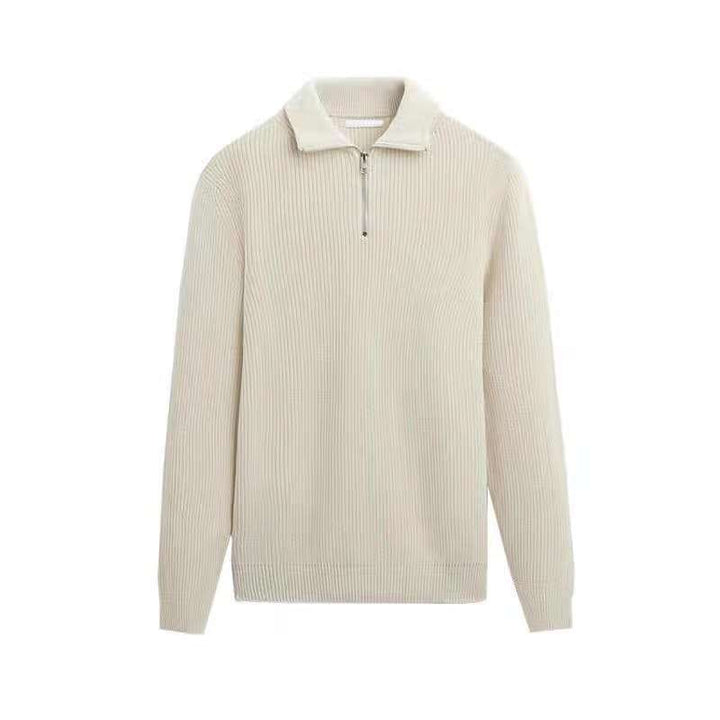 Pamplona | Half-Zip Sweatshirt with Elegant Knit Design
