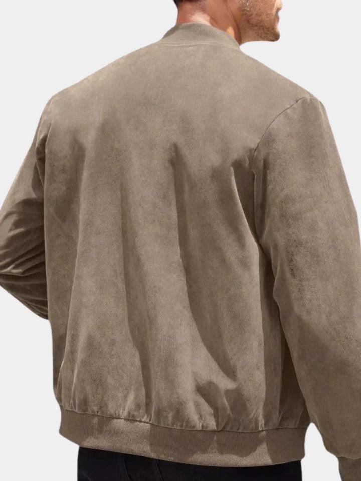 Darian™ | Premium Suede Bomber Jacket