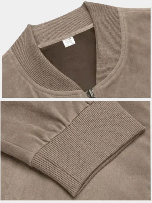 Darian™ | Premium Suede Bomber Jacket