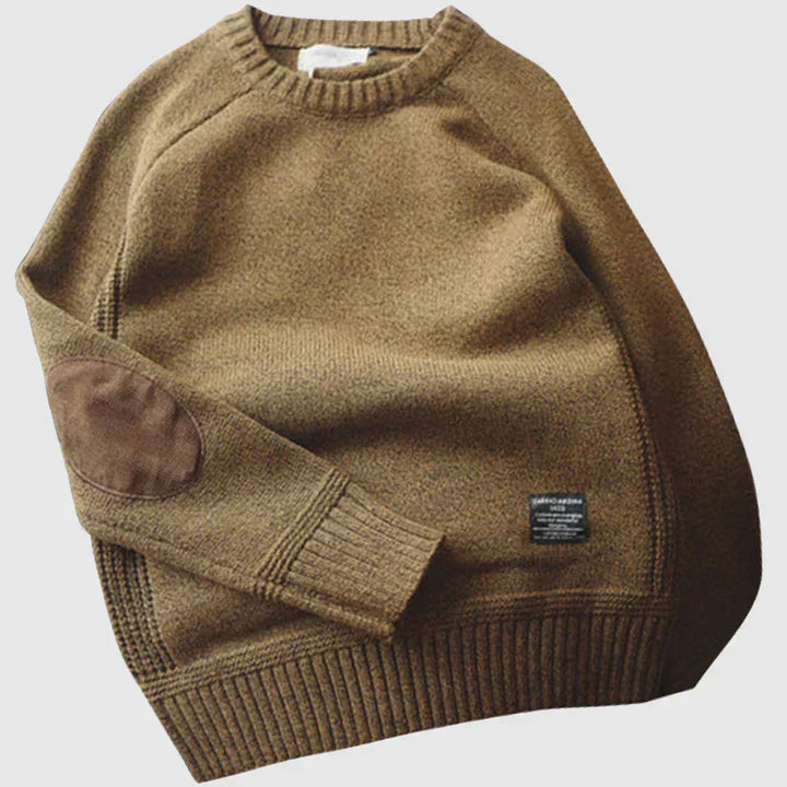 Brannor™ | Knitted Sweater with Elbow Patches