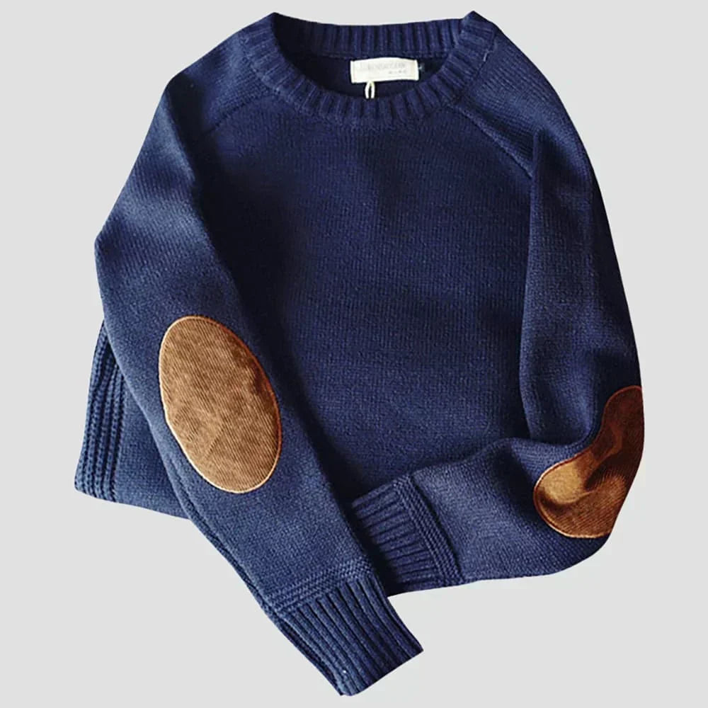 Brannor™ | Knitted Sweater with Elbow Patches