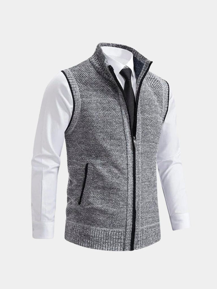 Elegant Waistcoat with Full Zip