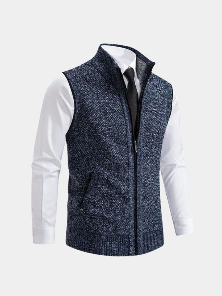 Elegant Waistcoat with Full Zip