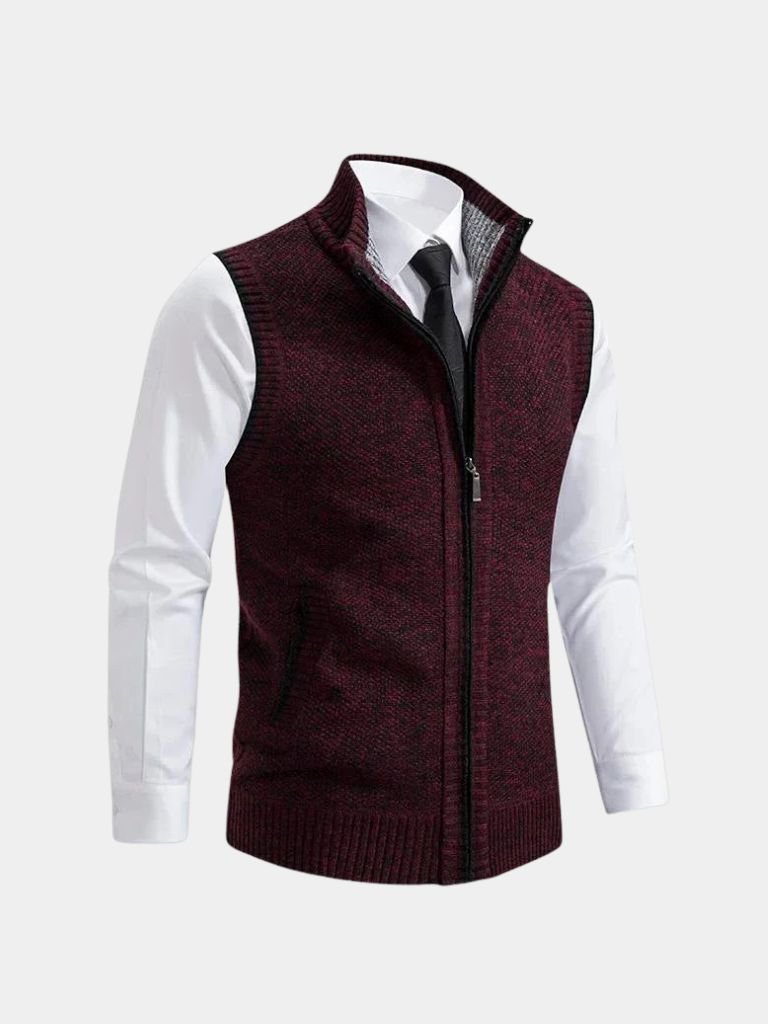 Elegant Waistcoat with Full Zip