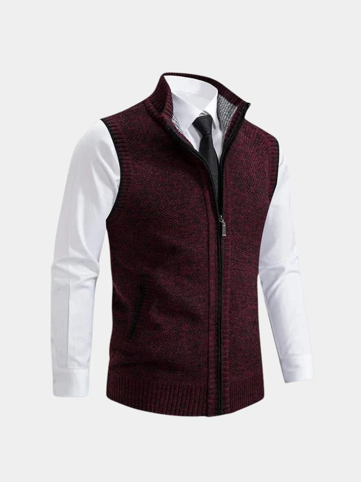 Elegant Waistcoat with Full Zip