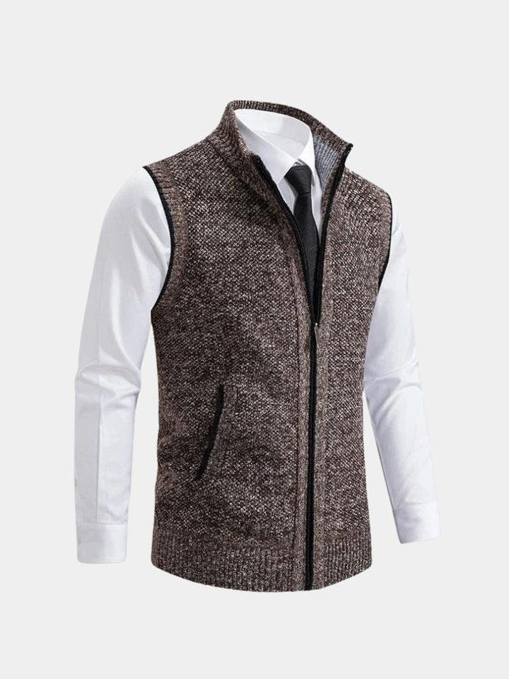 Elegant Waistcoat with Full Zip